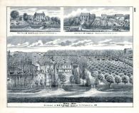 W.Wm.McClung - Res., Wm.S.Bosley - Farm, S.W.Stewart - Maple Grove, Illinois State Atlas 1876